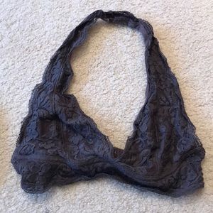 Urban Outfitters Grey Halter Bralette